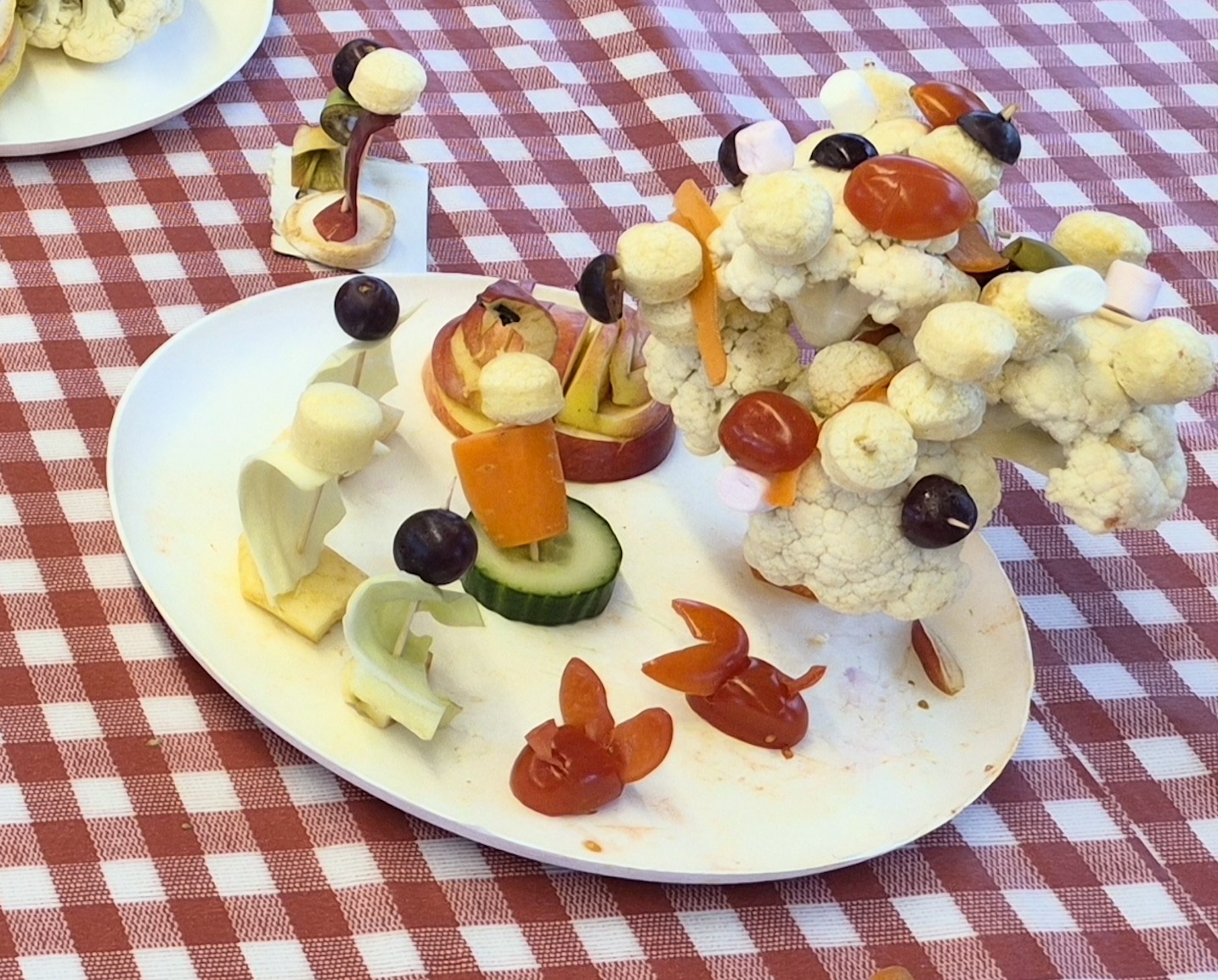 Zöldség szobrászat