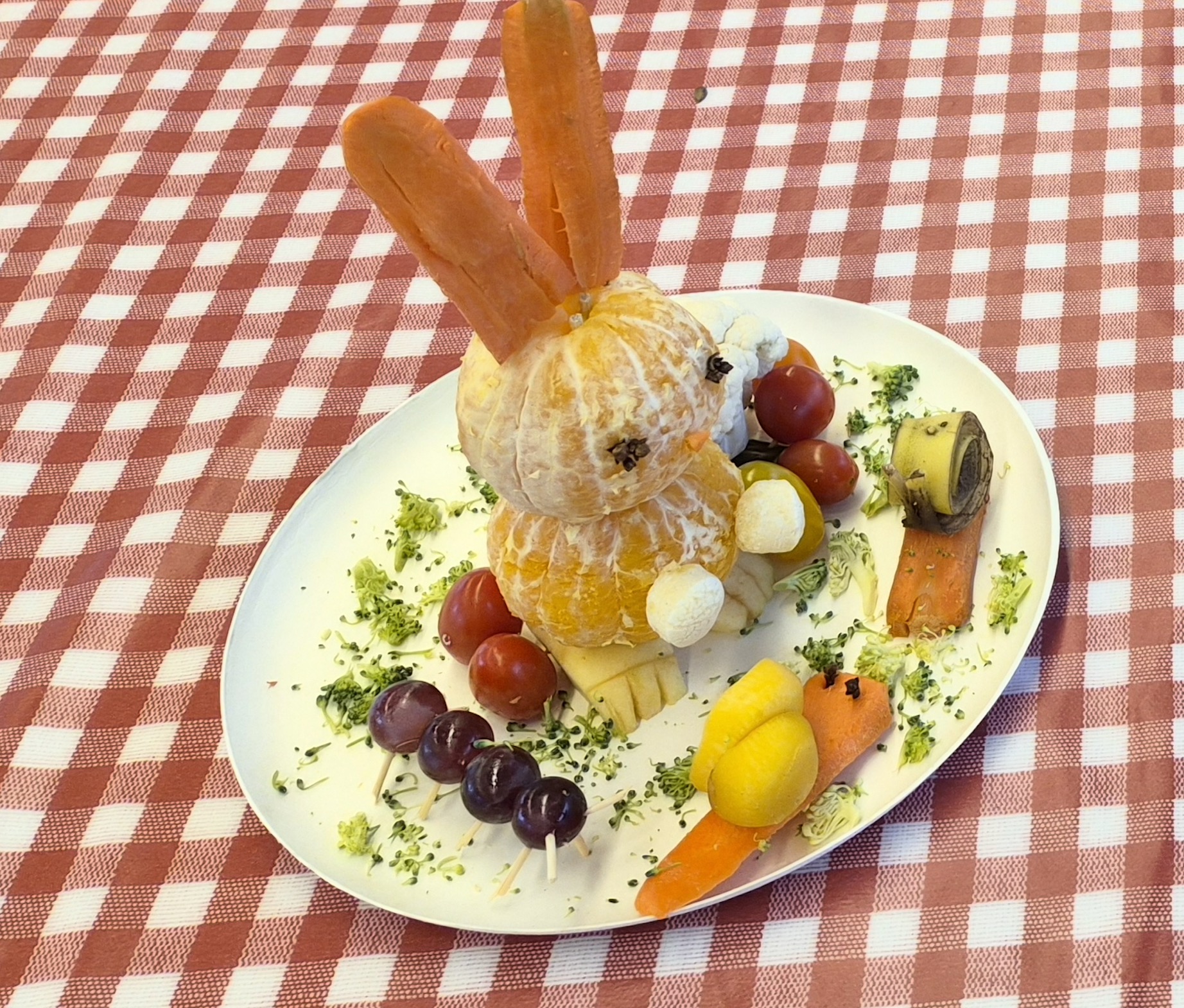 Zöldség szobrászat