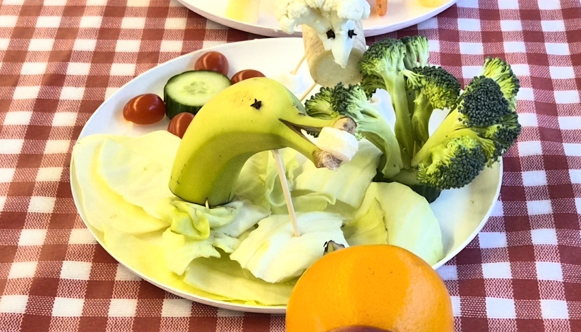 Zöldség szobrászat