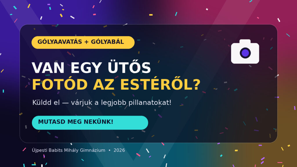 Várjuk a gólyaavatás és a gólyabál legjobb fotóit!