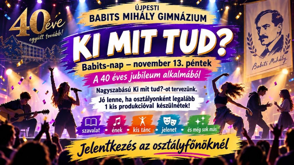 Ki mit tud? a Babits-napon