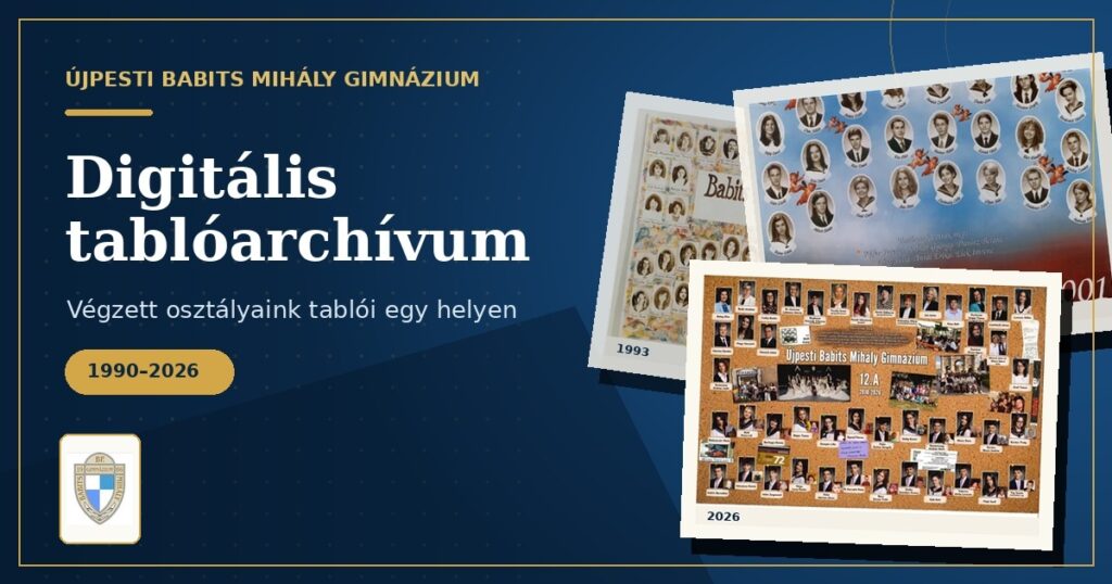 Elkészült a Babits digitális tablóarchívuma