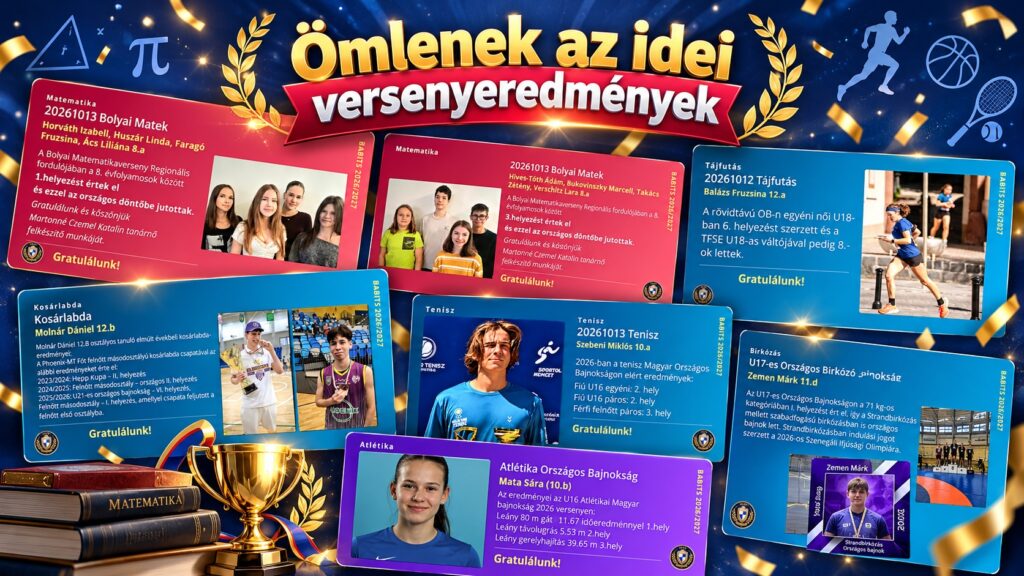 Ömlenek az idei versenyeredmények