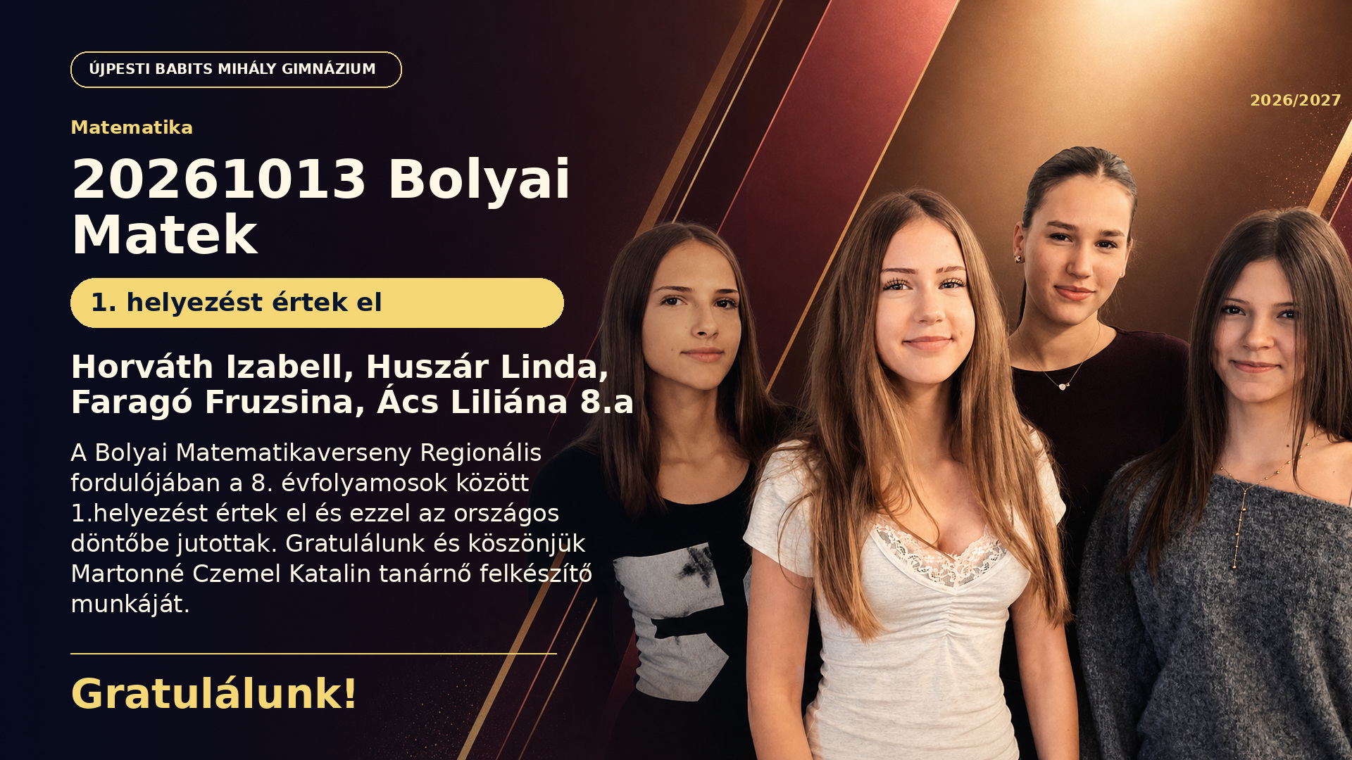20261013 Bolyai Matek – generált tabló