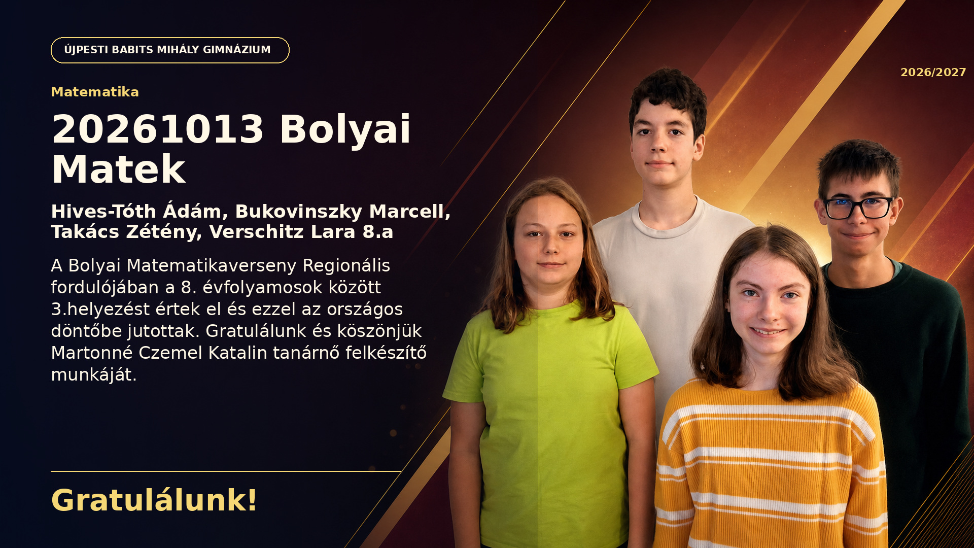 20261013 Bolyai Matek – generált tabló