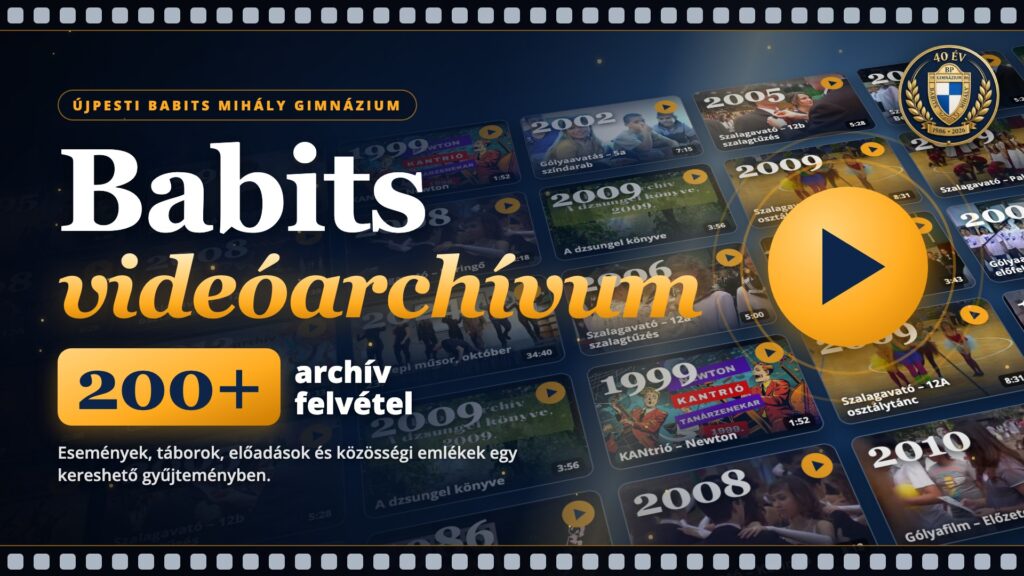Elkészült a Babits videóarchívuma
